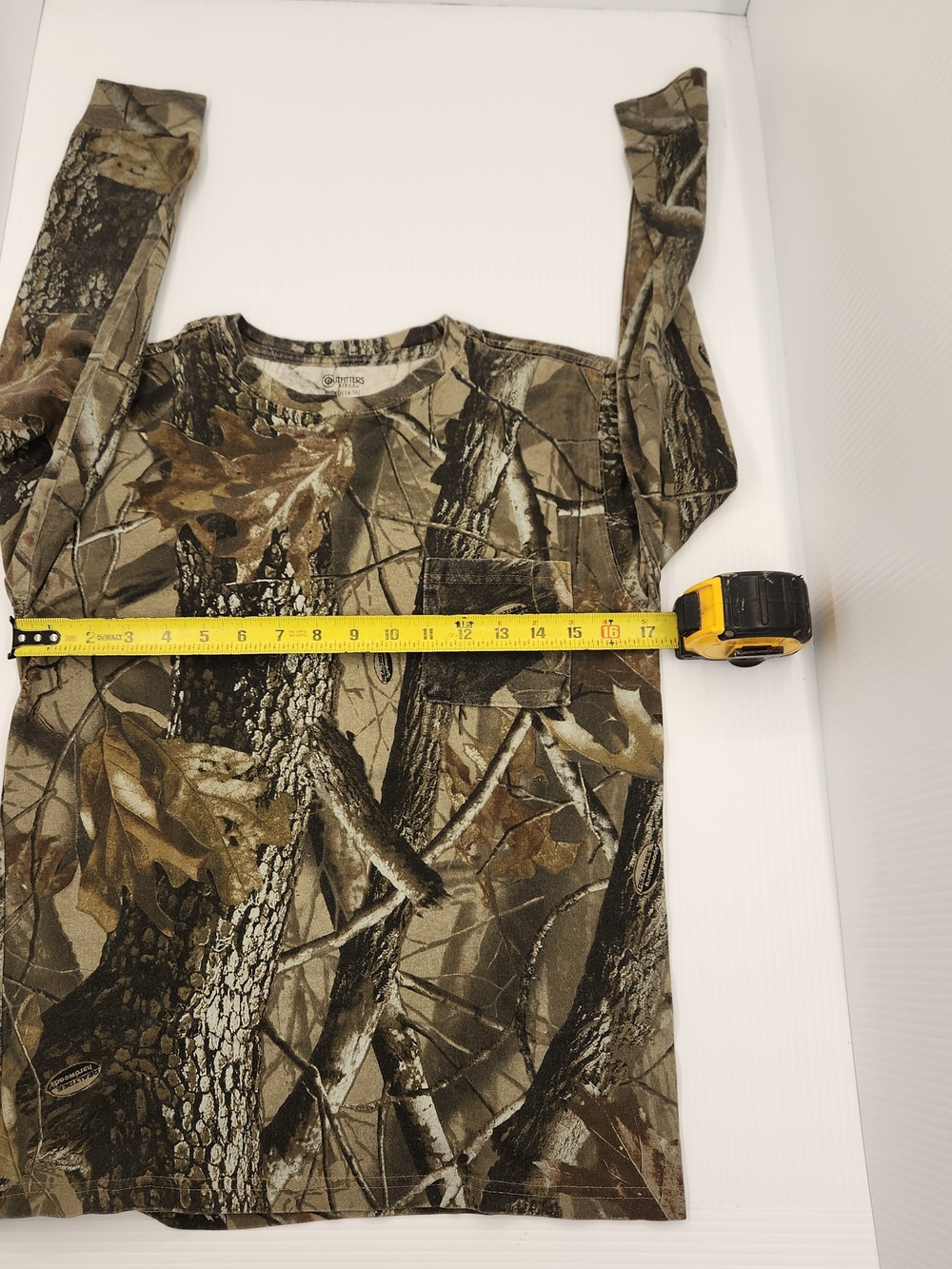 Kids Long-Sleeve Camo Tee - Brown & Green - Picture 4 of 6